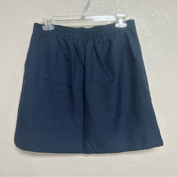 NWT IZOD Girls Plus Size 14.5 Navy Pleated School Uniform Skirt - Picture 2 of 8